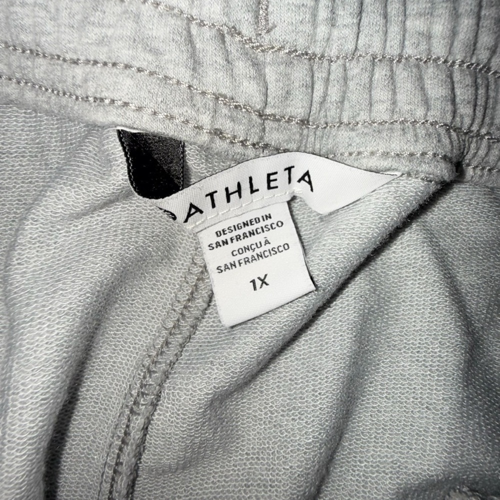 ATHLETA Retroterry High-rise Shorts Plus 1X - Gray - Picture 10 of 11